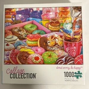 Buffalo collage collection. Donut worry, be happy